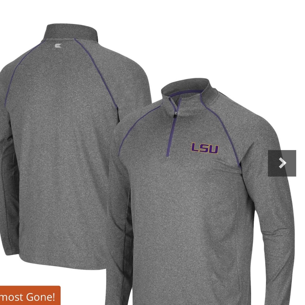 LSU tigers colosseum quarter zip pullover